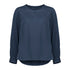 Biz Corporates The Evelyn Keyhole Blouse | Long Sleeve Mineral Blue Shirts & Tops