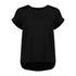 Biz Corporates The Evelyn Keyhole Top | Short Sleeve Black Shirts & Tops