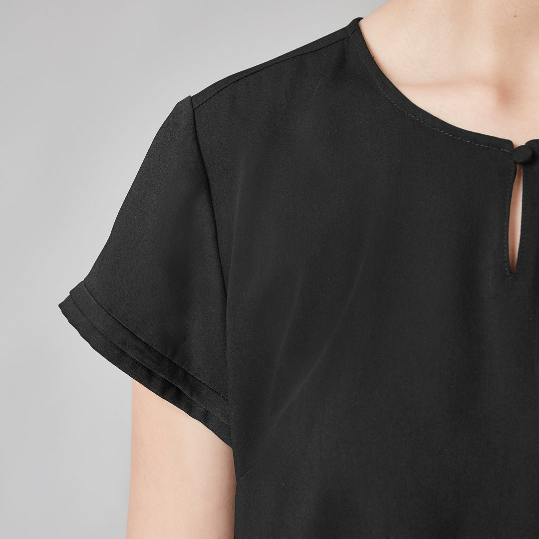 Biz Corporates The Evelyn Keyhole Top | Short Sleeve Shirts & Tops
