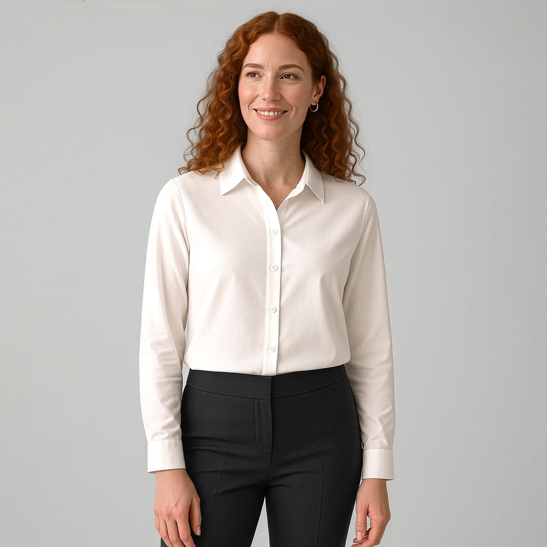 Biz Corporates The Evelyn Shirt | Ladies | Long Sleeve Shirts & Tops