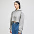 Champion The Champion Cropped Hoodie | Womens Grey Marle Outerwear