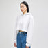 Champion The Champion Cropped Hoodie | Womens White Outerwear
