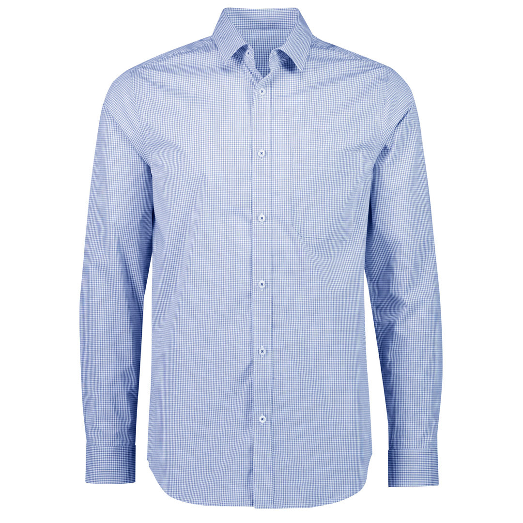 Biz Collection The Bristol Shirt | Classic | Mens White/Navy Shirts & Tops