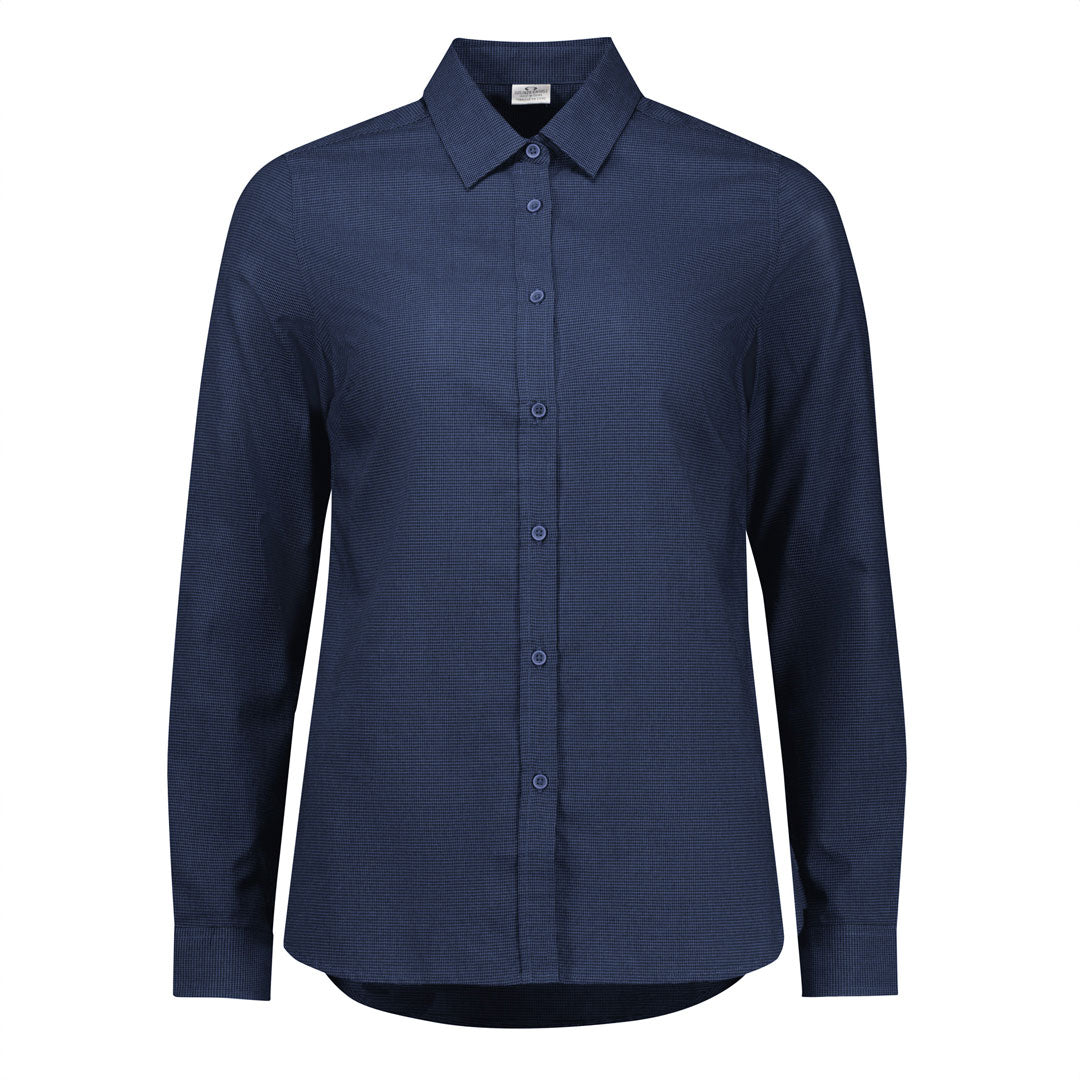 Biz Collection The Soul Shirt | Ladies | Long Sleeve Navy Shirts & Tops