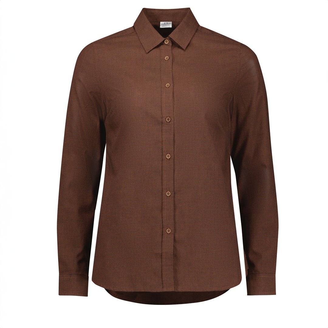 Biz Collection The Soul Shirt | Ladies | Long Sleeve Rust Shirts & Tops