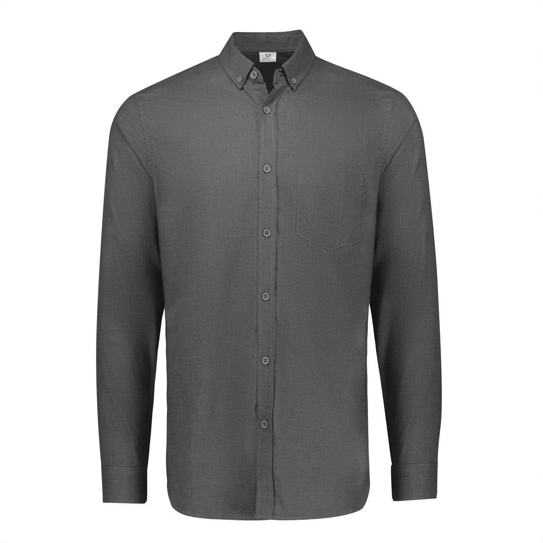 Biz Collection The Soul Shirt | Mens | Long Sleeve Grey Shirts & Tops