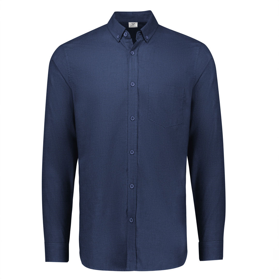 Biz Collection The Soul Shirt | Mens | Long Sleeve Navy Shirts & Tops