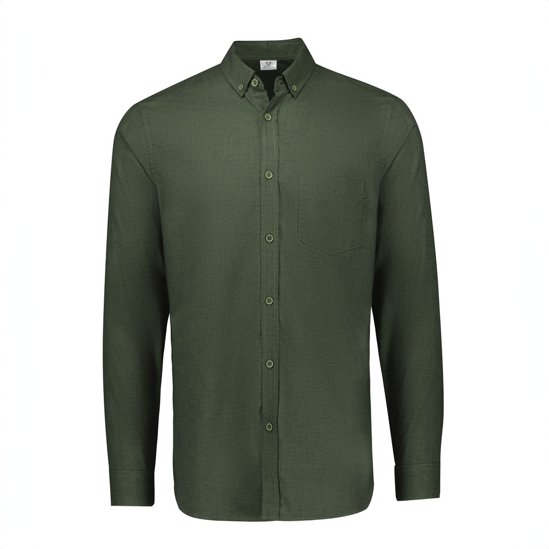 Biz Collection The Soul Shirt | Mens | Long Sleeve Olive-Gr Shirts & Tops