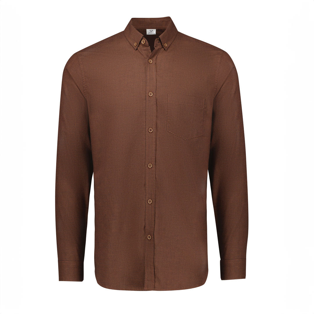 Biz Collection The Soul Shirt | Mens | Long Sleeve Rust Shirts & Tops