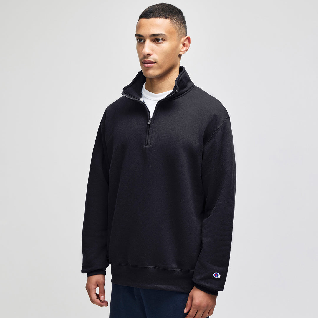 Champion The Champion Quarter Zip Pullover | Adults Black Outerwear