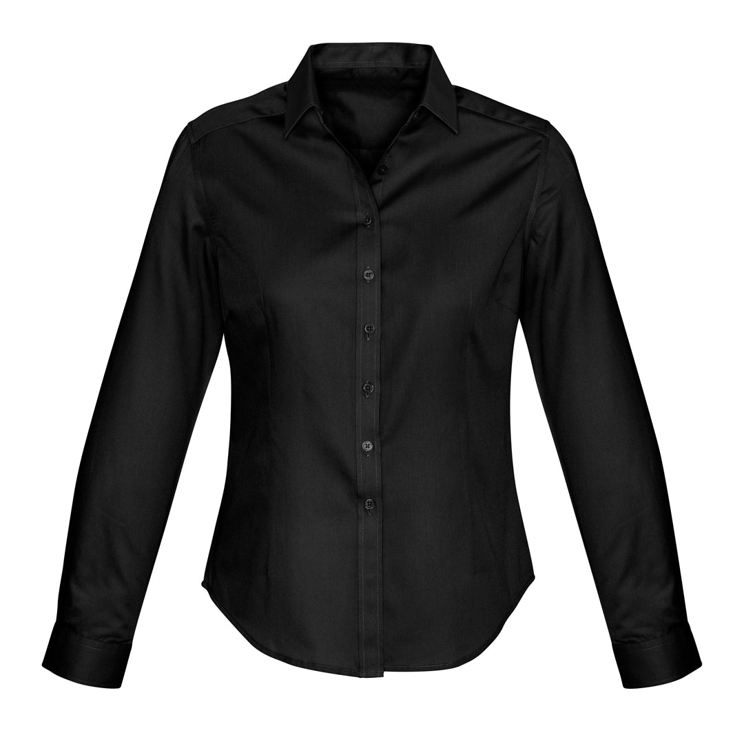 Biz Collection The Dalton Shirt | Ladies | Long Sleeve Black Shirts & Tops