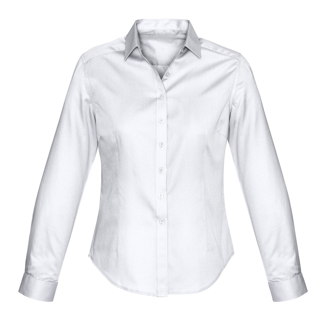 Biz Collection The Dalton Shirt | Ladies | Long Sleeve White Shirts & Tops
