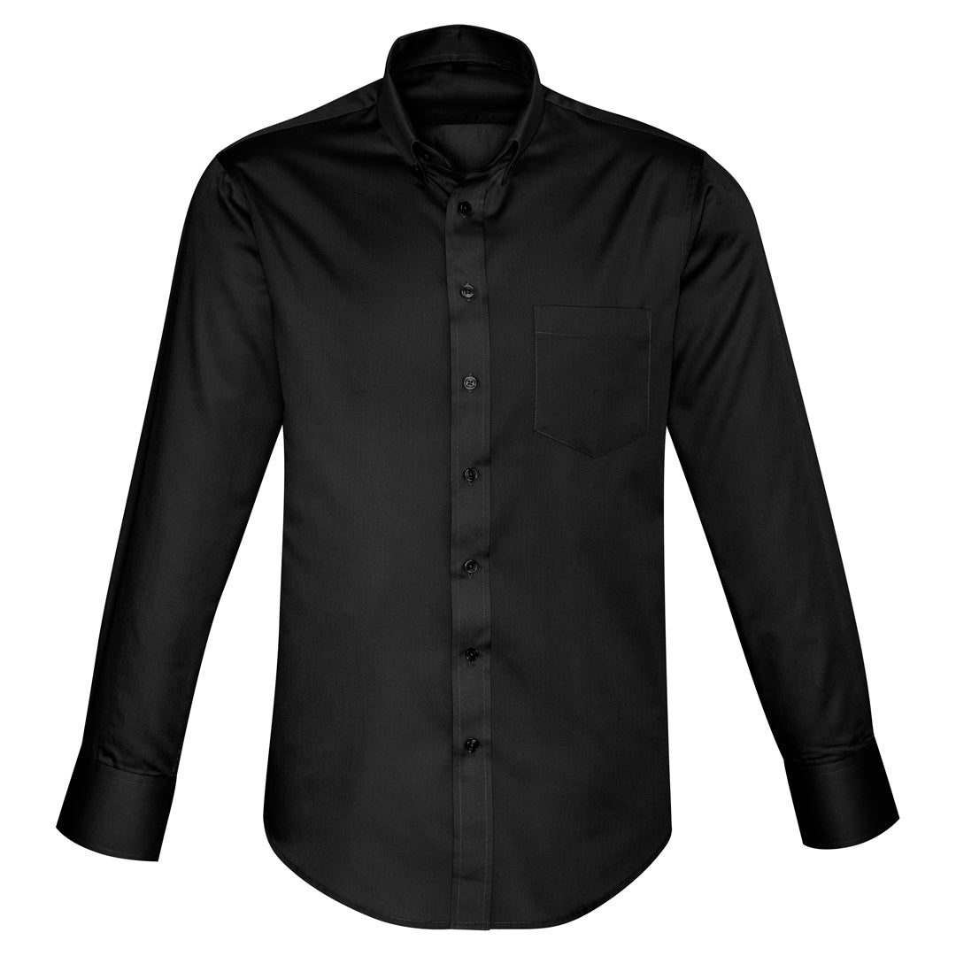 Biz Collection The Dalton Shirt | Mens | Long Sleeve Black Shirts & Tops