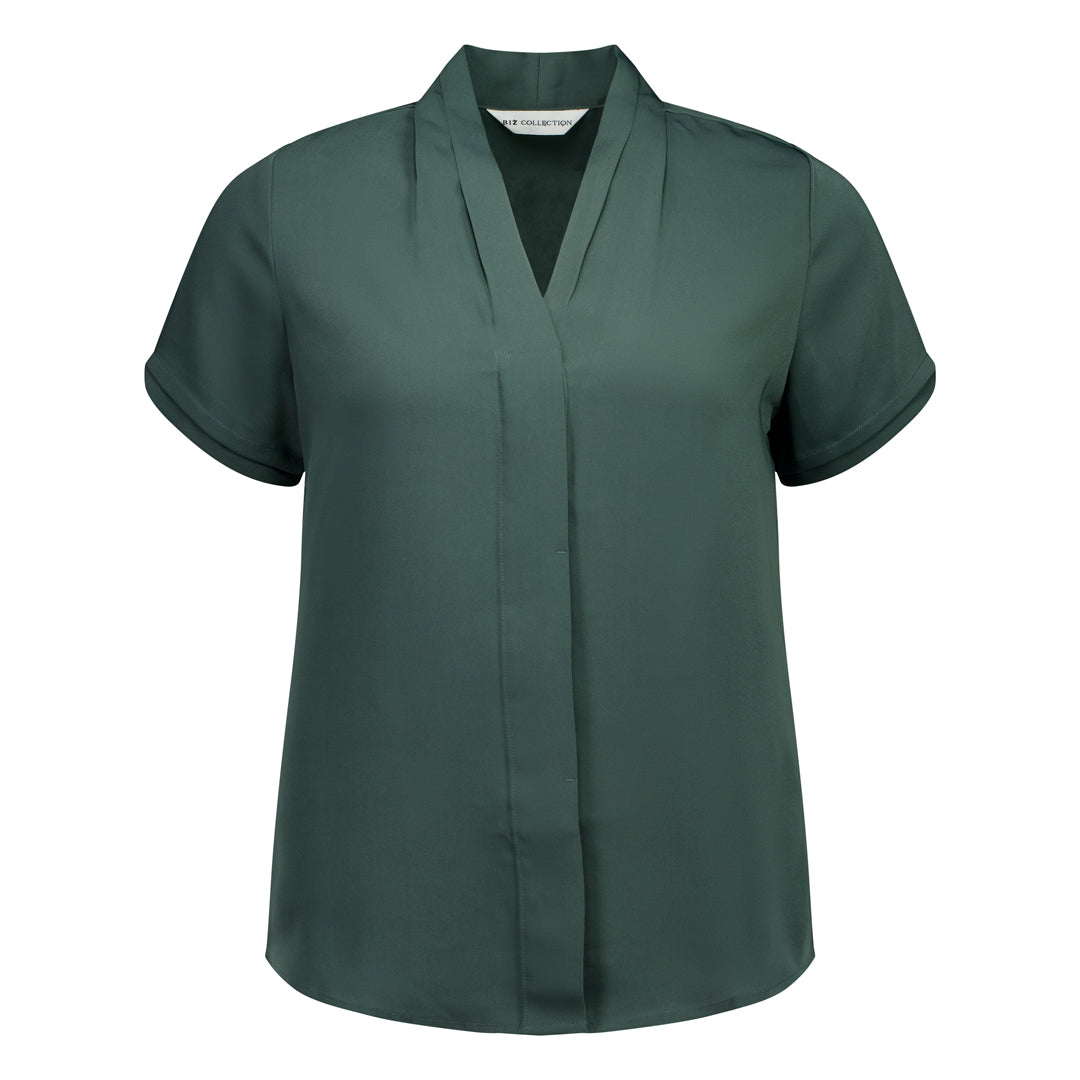 Biz Collection The Madison Shirt | Ladies | Short Sleeve Seafoam Shirts & Tops