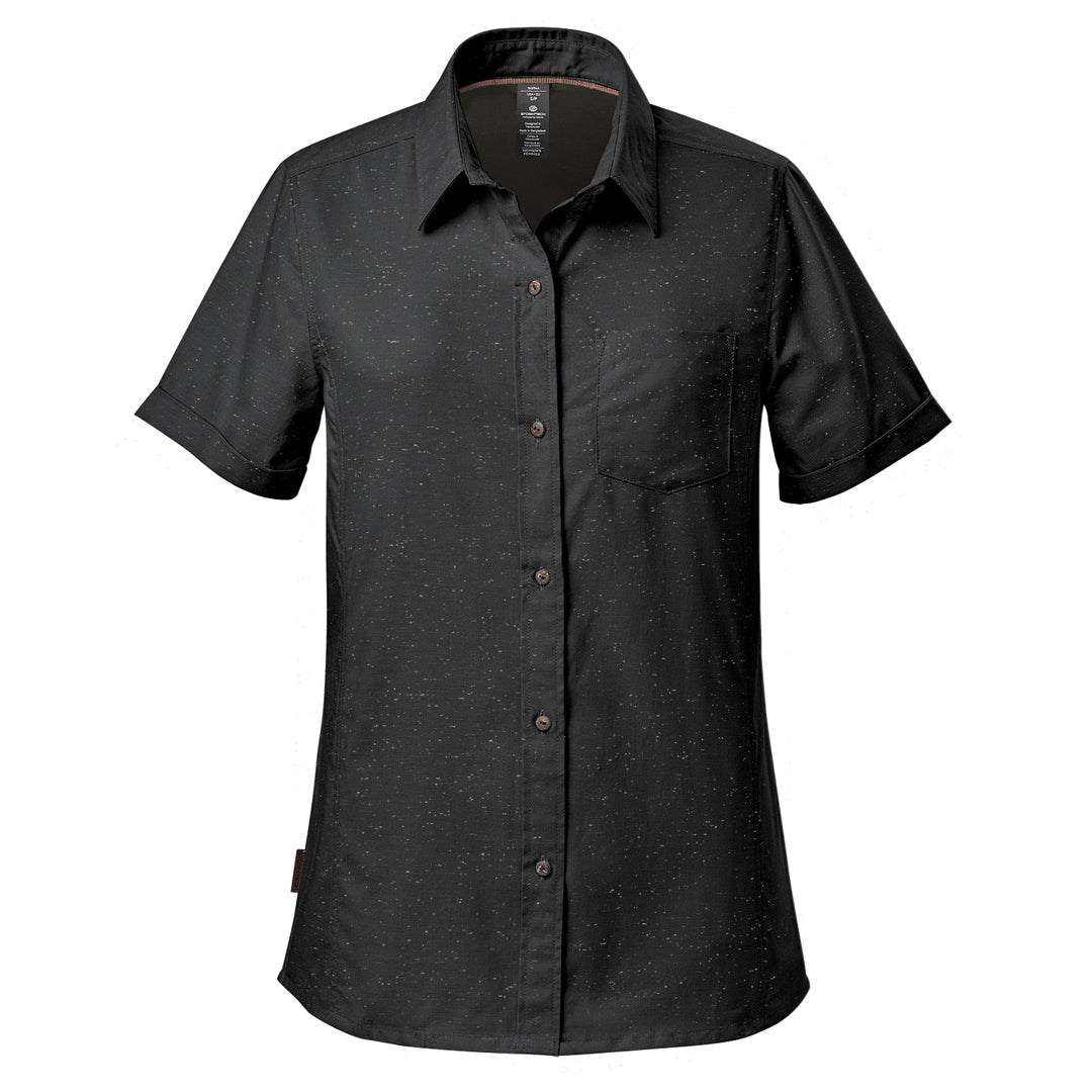 Stormtech The Skeena Shirt | Ladies | Short Sleeve Black Shirts & Tops