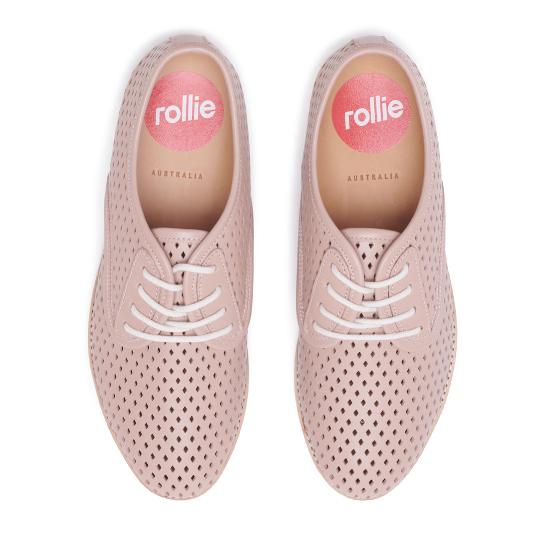Rollie The Derby Punch | Ladies Pink Shoes