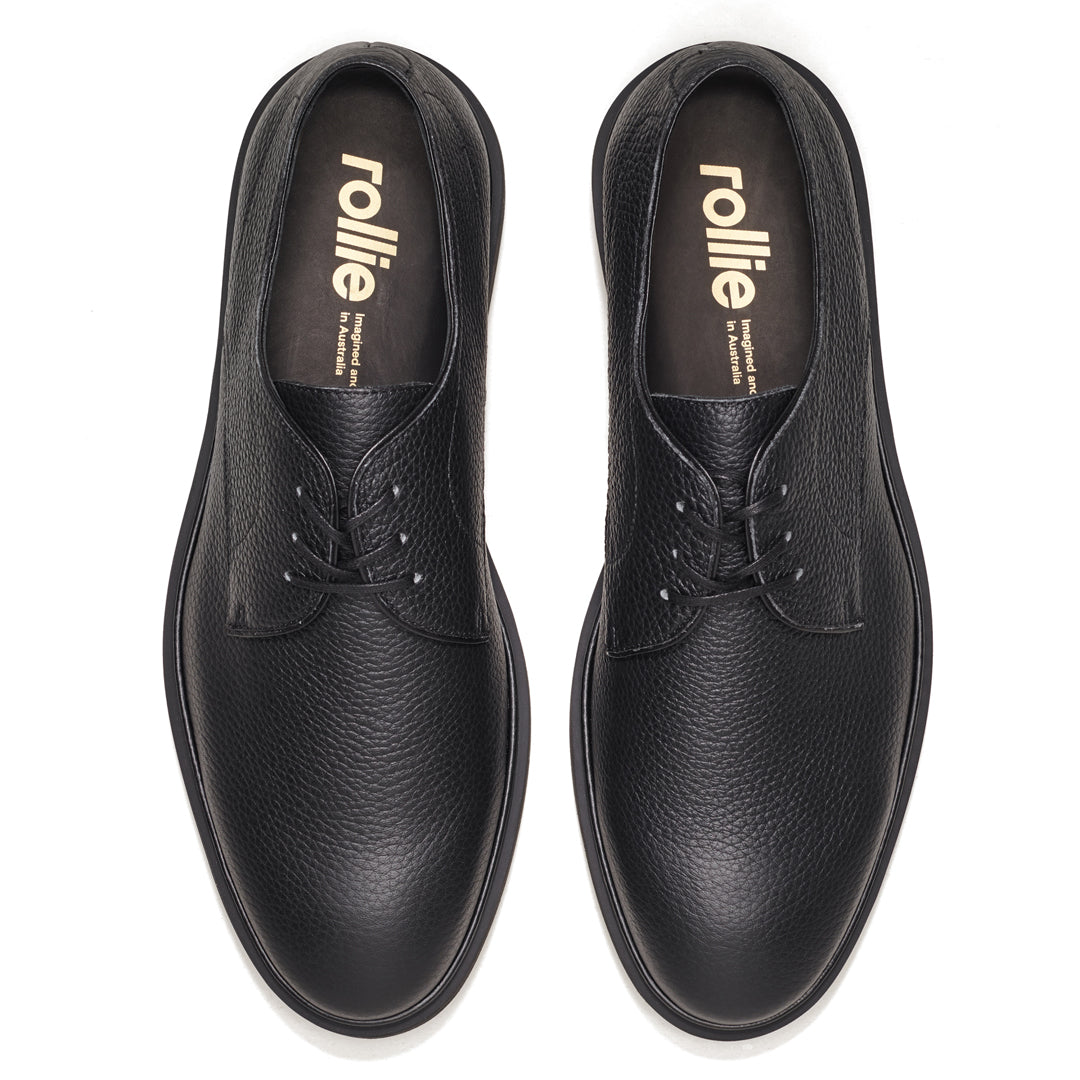 Rollie The Gibson | Mens Black Shoes