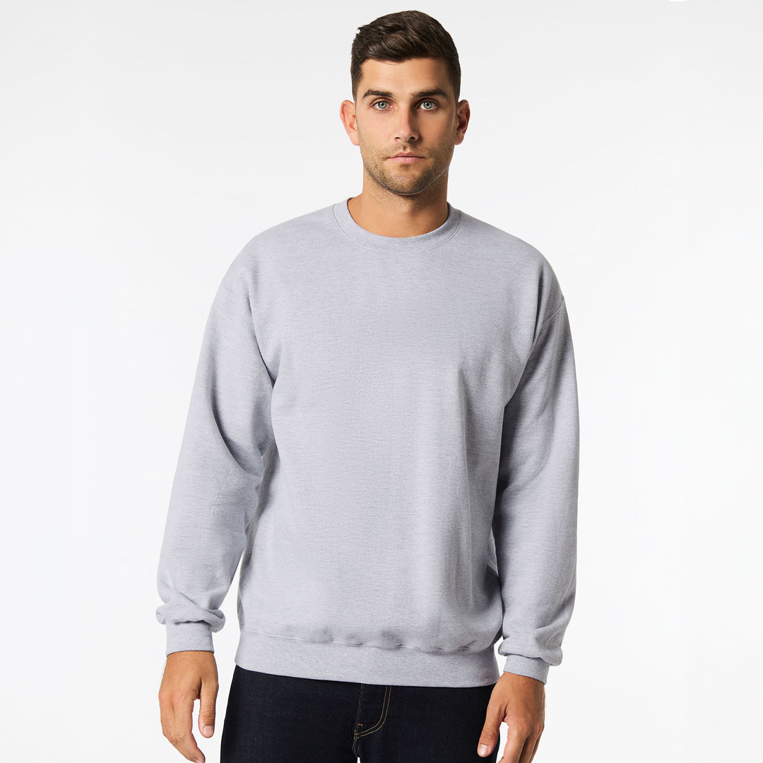 Gildan The Softstyle Crewneck Jumper | Adults Sport Grey Shirts & Tops