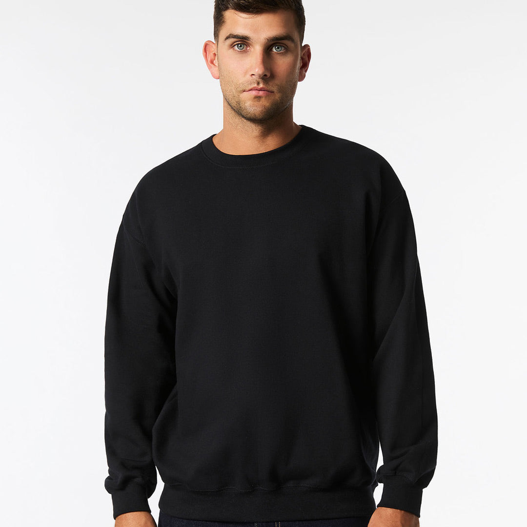 Gildan The Softstyle Crewneck Jumper | Adults Black Shirts & Tops