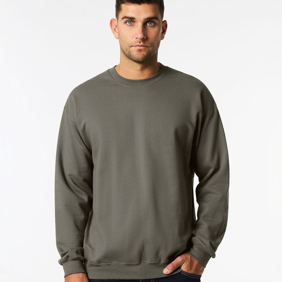 Gildan The Softstyle Crewneck Jumper | Adults Charcoal Shirts & Tops