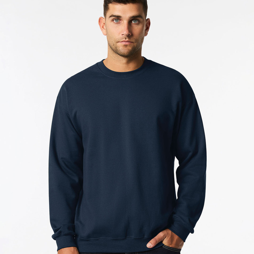 Gildan The Softstyle Crewneck Jumper | Adults Navy Shirts & Tops
