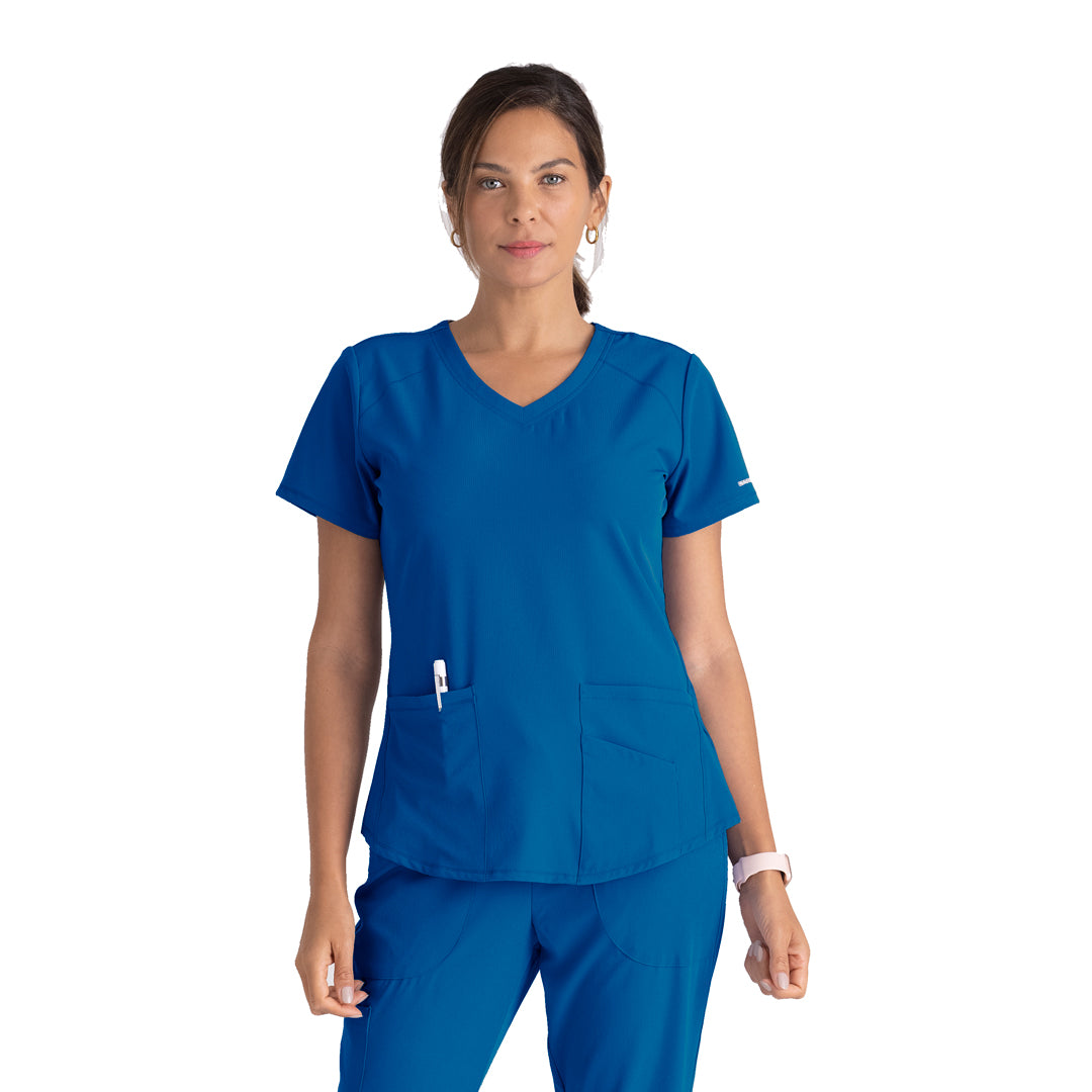 Skechers by Barco The Vitality Breeze Scrub Top | Ladies | Skechers by Barco New Royal Scrubs
