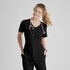 Skechers by Barco The Vitality Breeze Scrub Top | Ladies | Skechers by Barco Black Scrubs