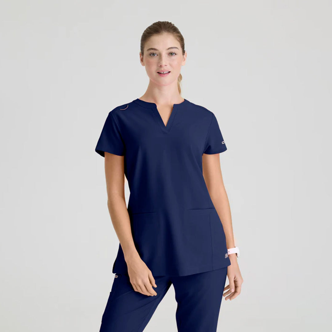 Skechers by Barco The Coast Scrub Top | Ladies | Skechers by Barco Navy Scrubs