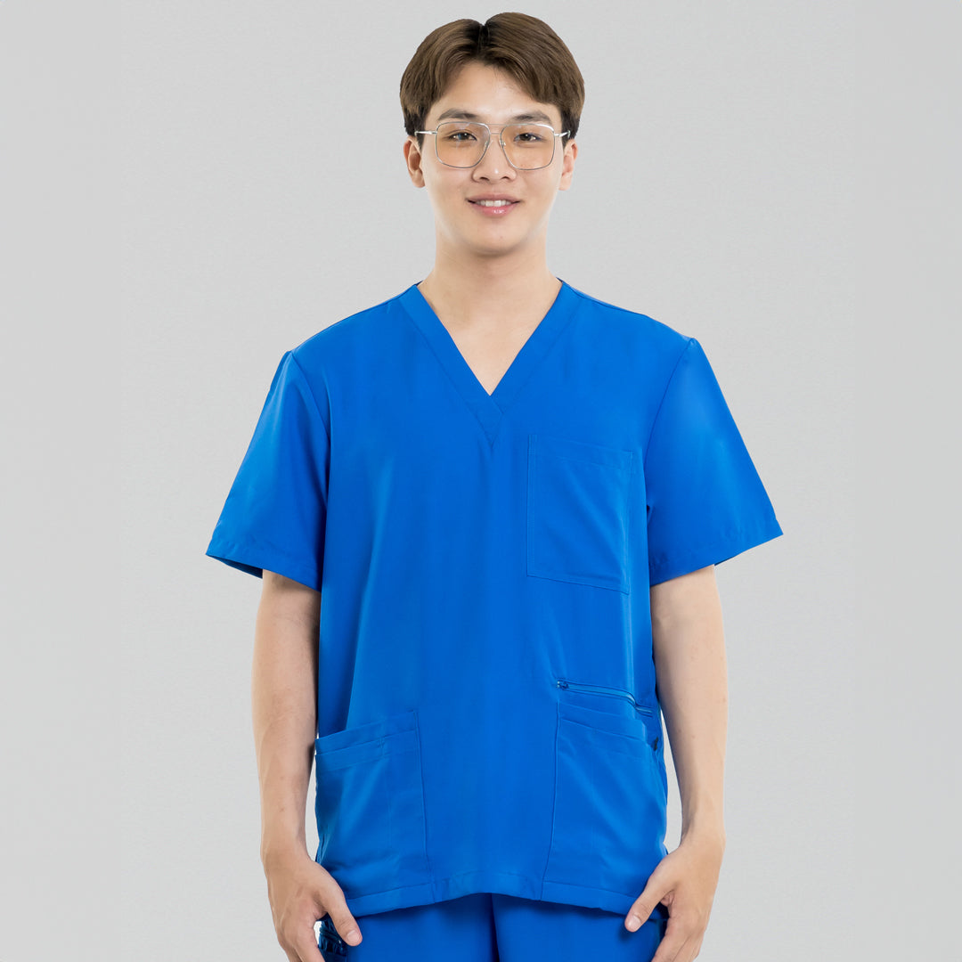 Scrubness The Alex Scrub Top | Mens Royal Scrubs