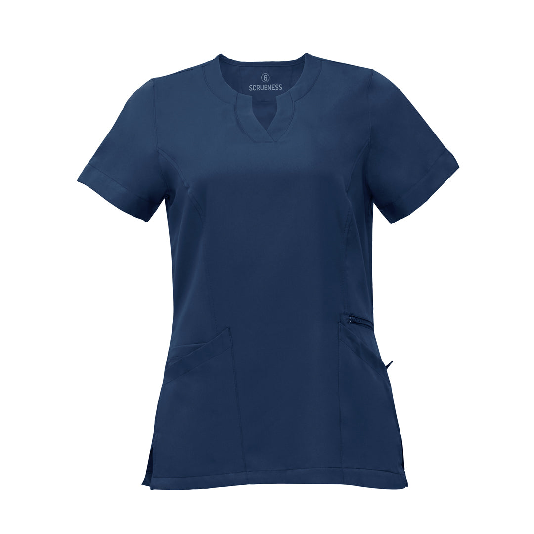 Scrubness The Anna Scrub Top | Ladies Navy Scrubs