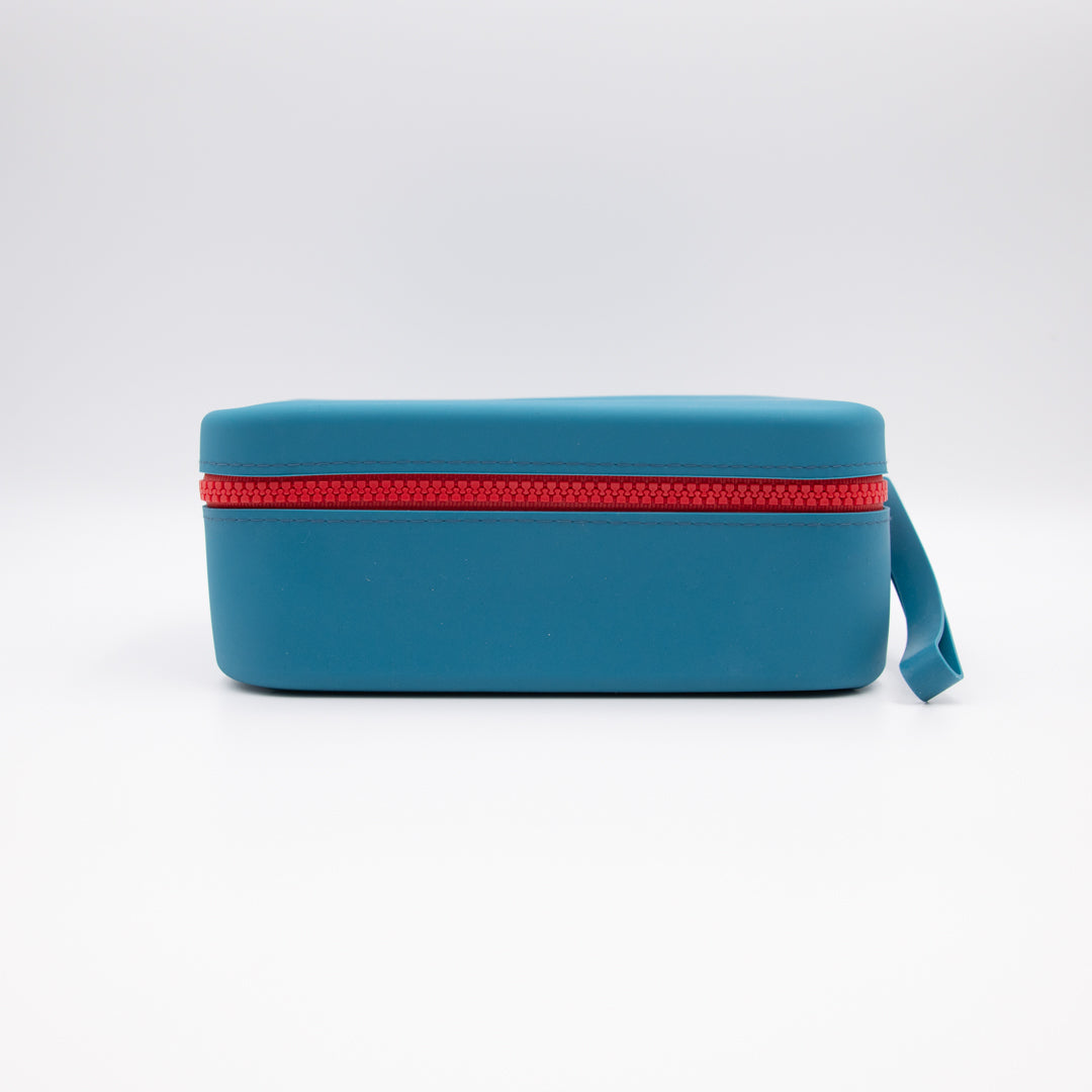 House of Uniforms The Silicon Zip Mini Bag Petrol Cosmetic & Toiletry Bags
