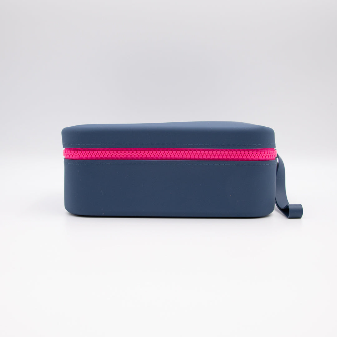 House of Uniforms The Silicon Zip Mini Bag Midnight Cosmetic & Toiletry Bags