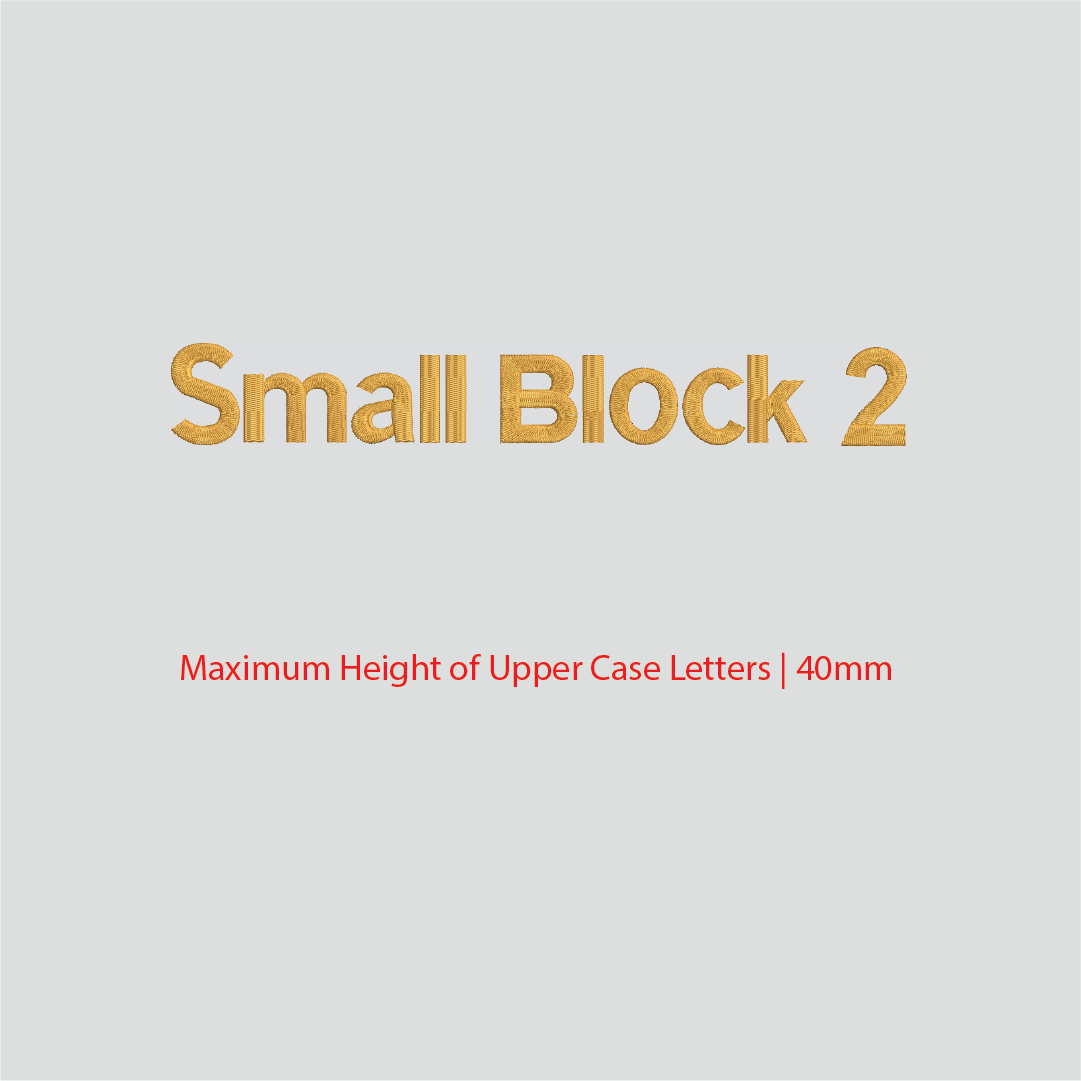 House of Uniforms Embroidery | Personal Names | Medium Branding
