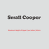 House of Uniforms Embroidery | Personal Names | Medium House of Uniforms SM Cooper