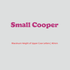 House of Uniforms Embroidery | Personal Names | Medium House of Uniforms SM Cooper