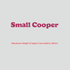 House of Uniforms Embroidery | Personal Names | Medium House of Uniforms SM Cooper