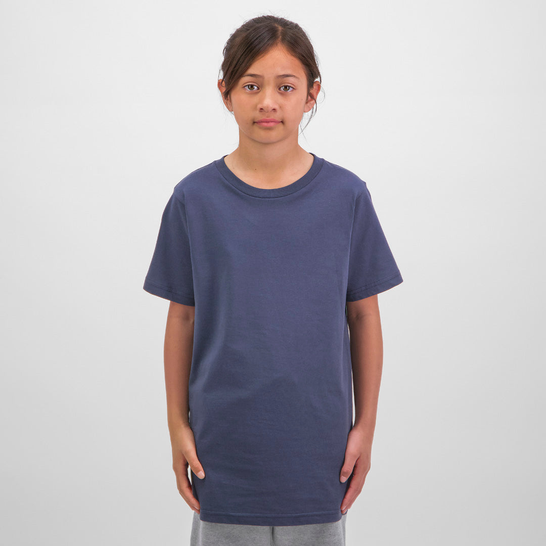 Goodmates The Basis Tee | Short Sleeve | Kids Steel Blue Shirts & Tops