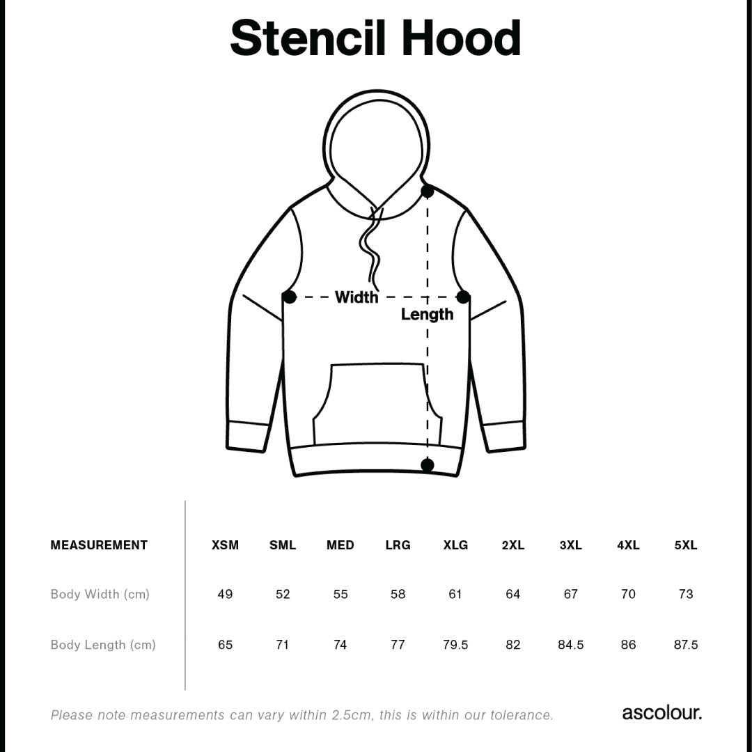 AS Colour The Stencil Hood | Adults | Pullover Outerwear
