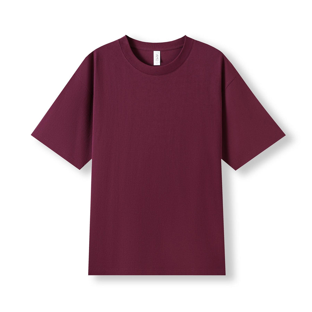 Ramo The Oversized Easy Fit Tee | Adults Burgundy Shirts & Tops