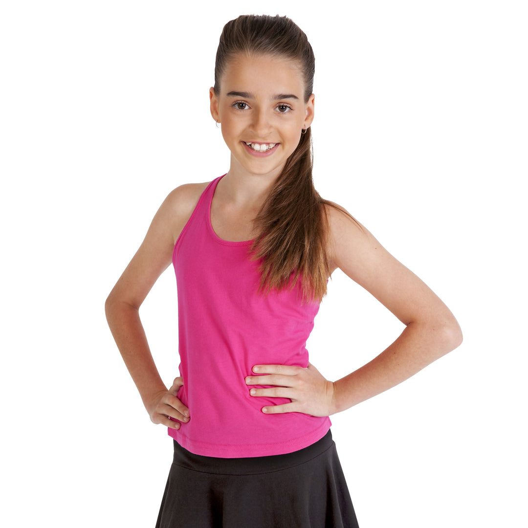 Ramo The Cotton Racer Back Singlet | Kids Shirts & Tops