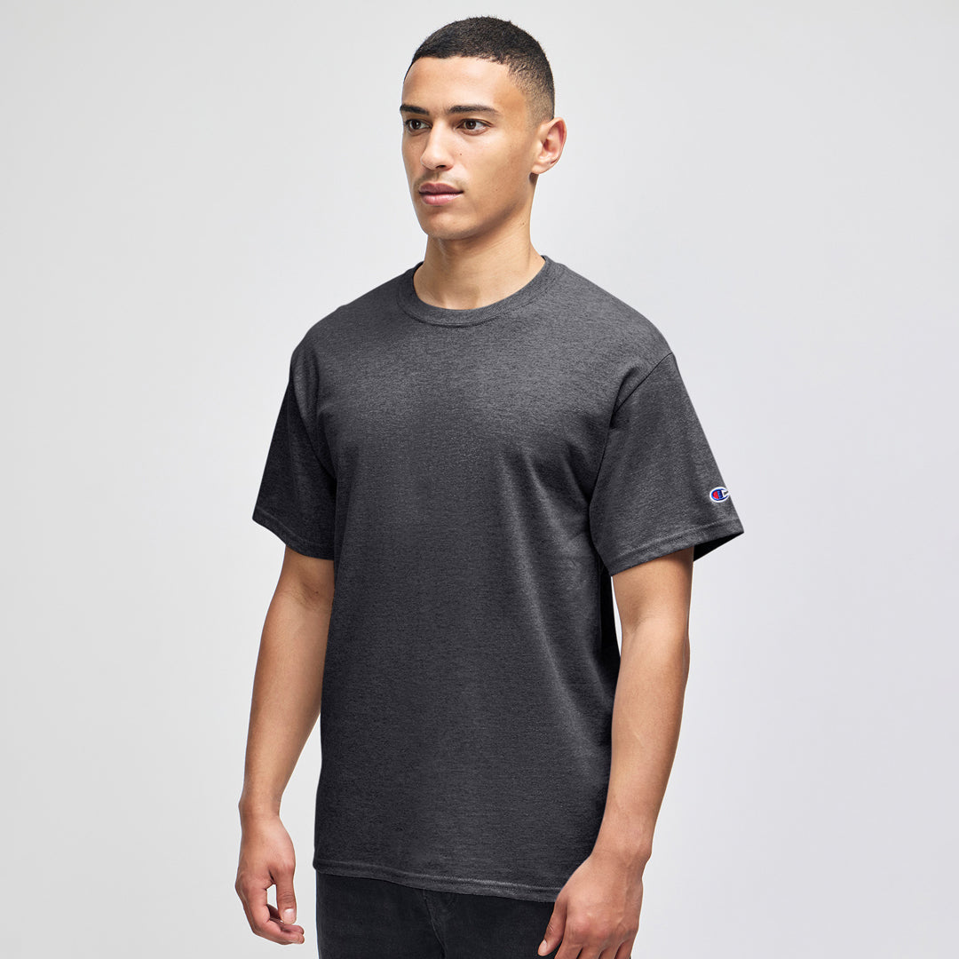 Champion The Champion Jersey Tee Shirt | Adults Charcoal Marle Shirts & Tops