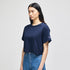 Champion The Champion Cropped T-Shirt | Womens Navy Shirts & Tops