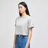 Champion The Champion Cropped T-Shirt | Womens Grey Shirts & Tops