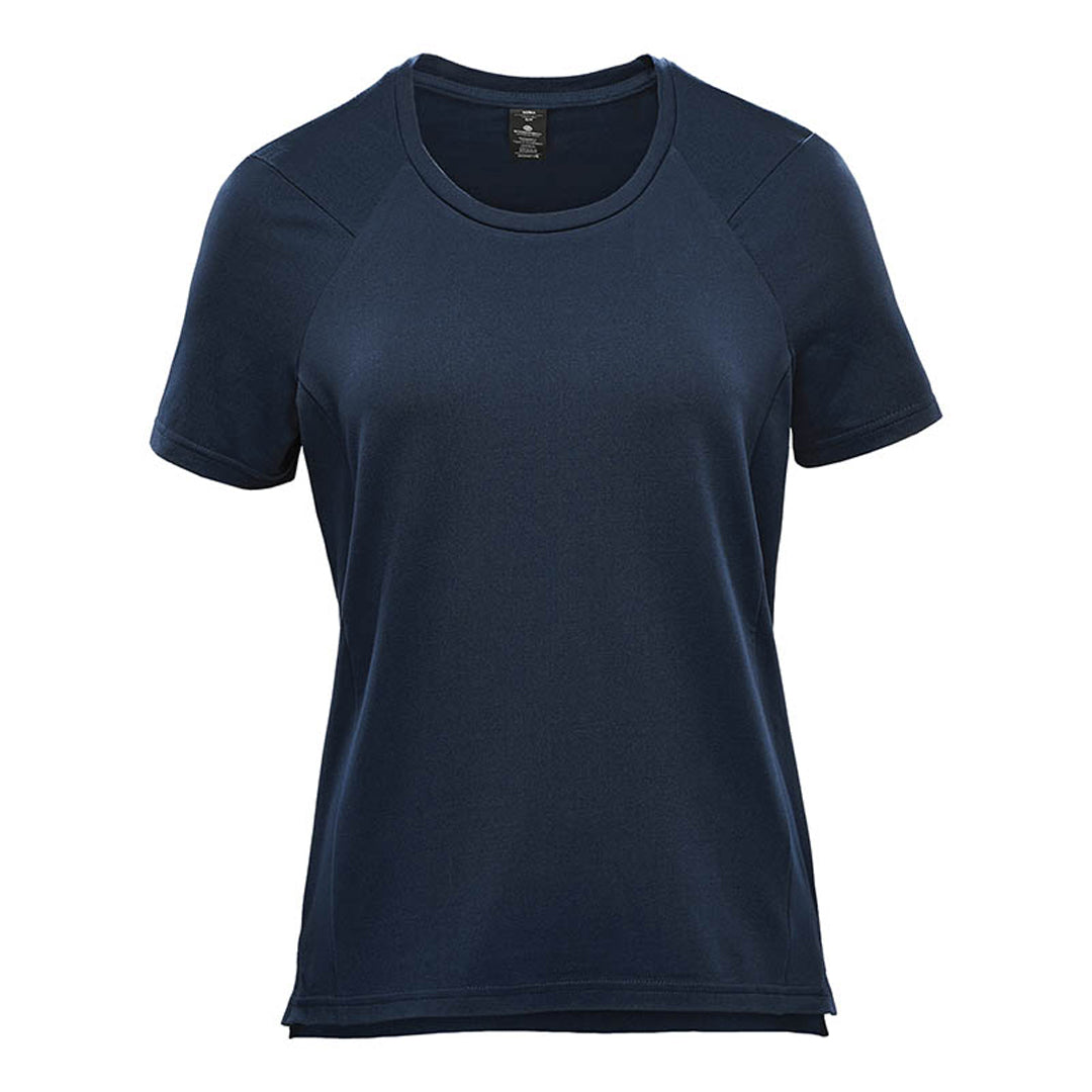 Stormtech The Tundra Tee | Ladies | Short Sleeve Navy Shirts & Tops