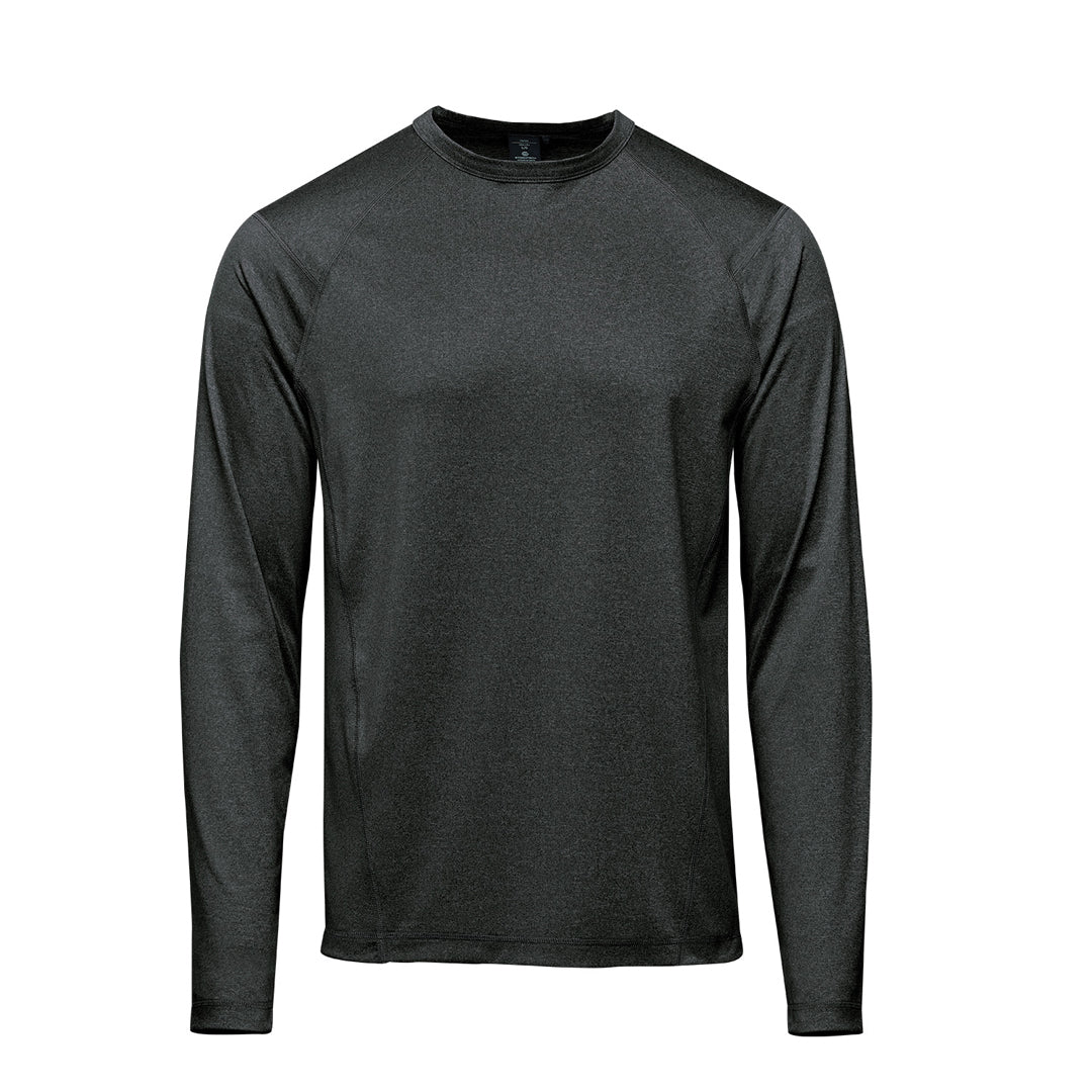 Stormtech The Volante Tee | Long Sleeve | Mens Charcoal Shirts & Tops