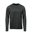 Stormtech The Volante Tee | Long Sleeve | Mens Charcoal Shirts & Tops