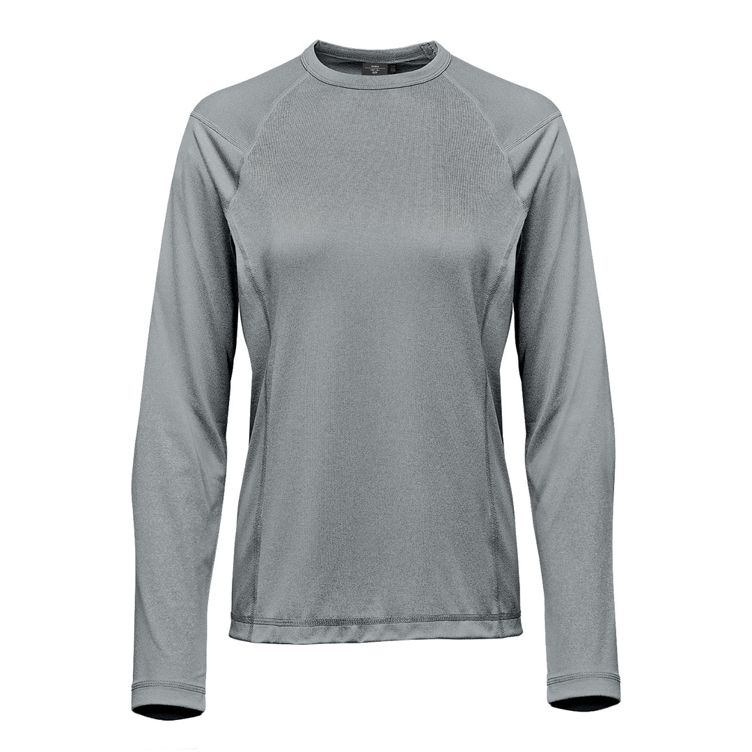 Stormtech The Volante Tee | Long Sleeve | Ladies Granite-as Shirts & Tops