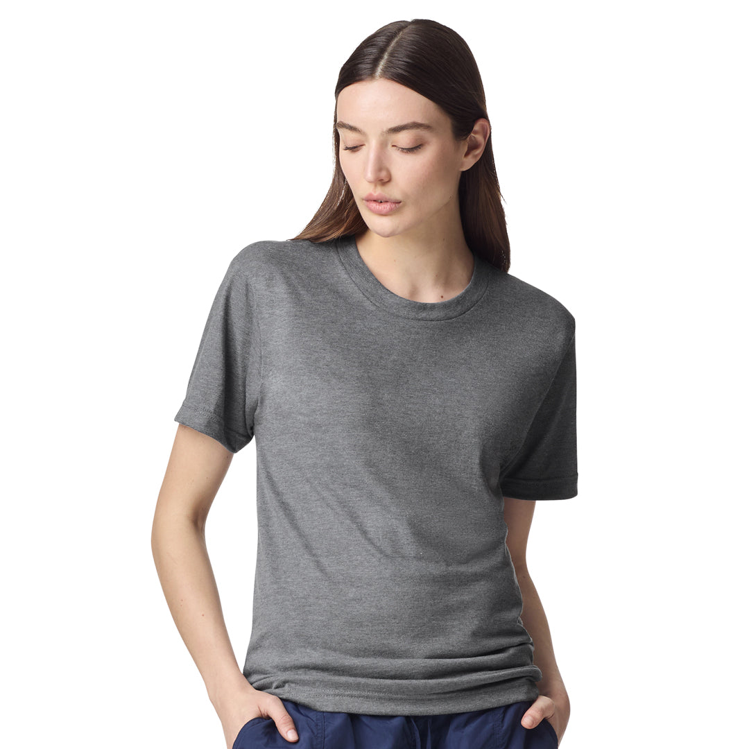American Apparel The Track Tee | Adults Grey Shirts & Tops
