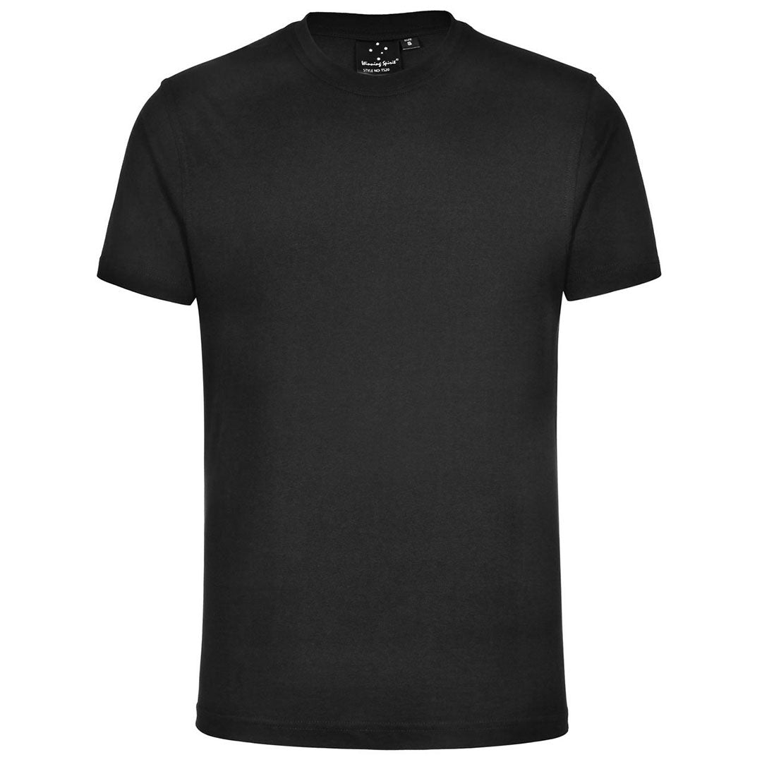 Winning Spirit The Crew Neck Budget Tee | Adults Black Shirts & Tops