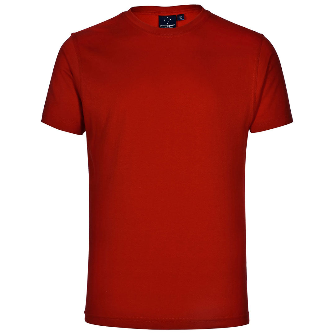 Winning Spirit The Crew Neck Budget Tee | Adults Red Shirts & Tops